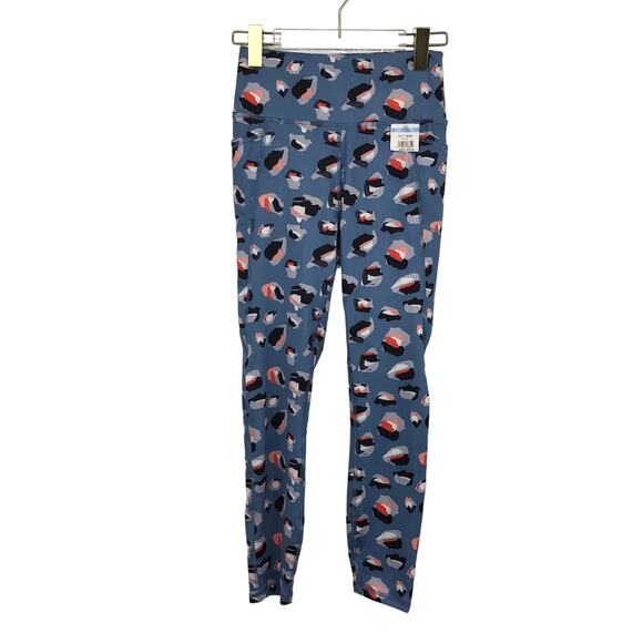 X by Gottex Rachel Multi Camo Capri Leggings S High Rise Elastic Waist Crop NWT - Picture 3 of 6